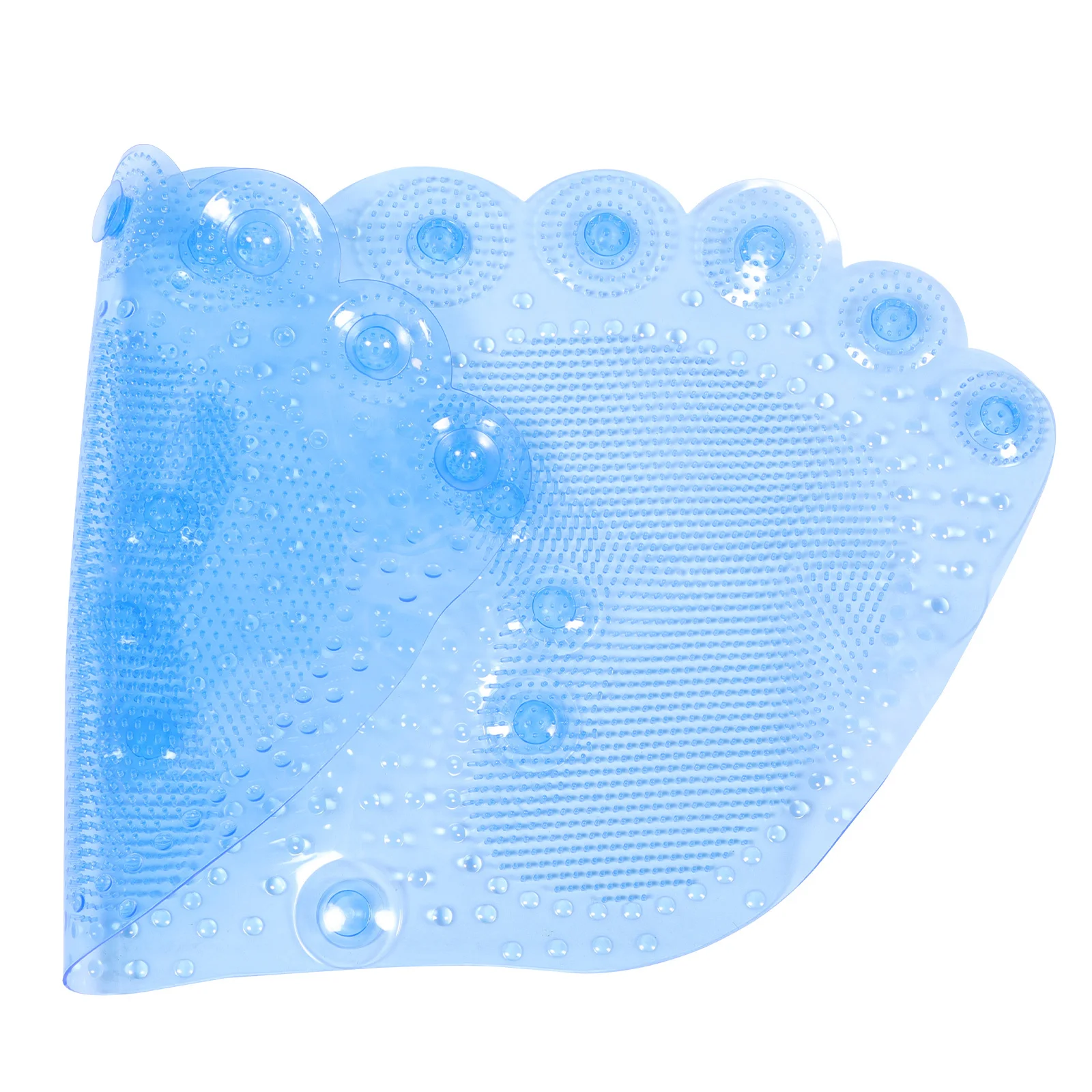 1 قطعة تدليك القدم بولي كلوريد الفينيل الحمام حصيرة مكافحة زلة وسادة شفط كأس دش الطابق سلامة وسادة الكلمة حصيرة بولي كلوريد الفينيل شفط كأس الوسادة