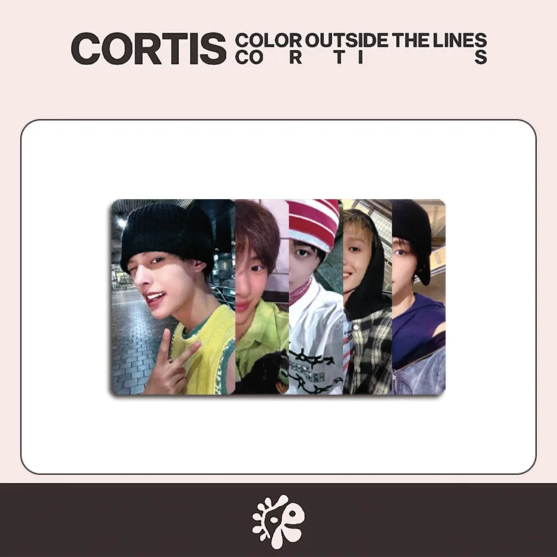Kpop CORTIS Photocards Color Outside The Lines Card 5pcs/Set