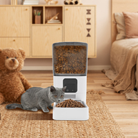 Smart Automatic Feeders: WiFi Pet Feeder with APP Control for Remote Feeding, Detachable for Easy Clean, for Cat, Dog (6L/25Cup)