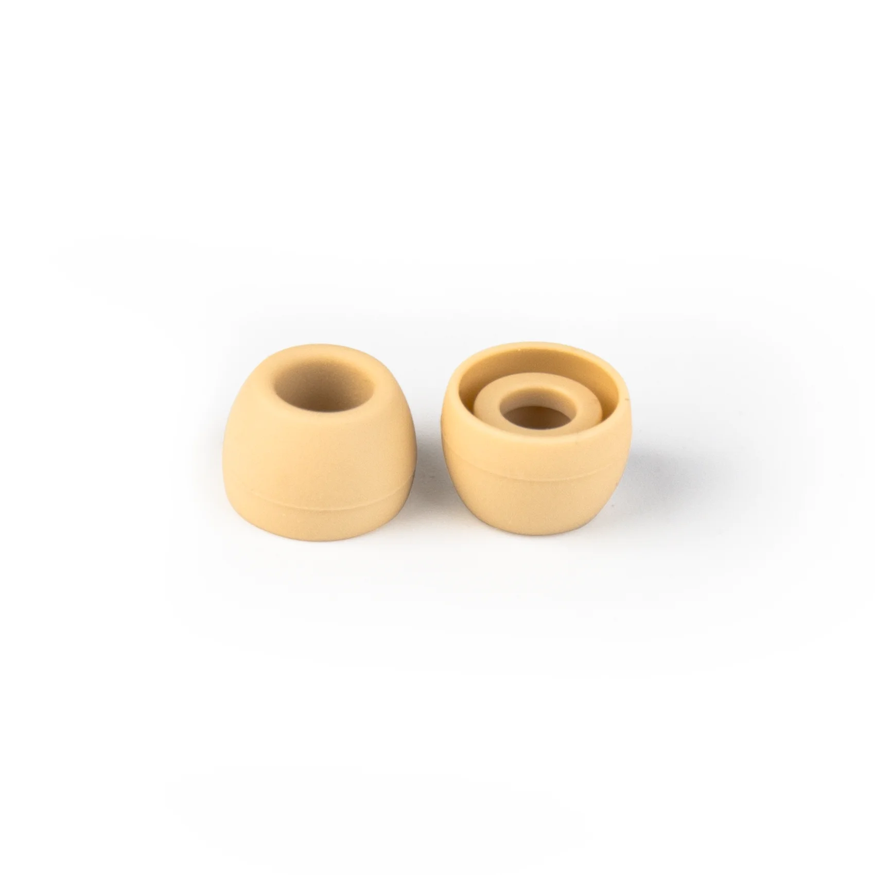 KBEAR Kaffee-Ohrstöpsel (S/M/L/XS), weiche Silikon-Ersatz-Ohrstöpsel, transparente Kaffee-Ohrhörer, Ersatz-Ohrpolster für KBEAR KZ-Kopfhörer