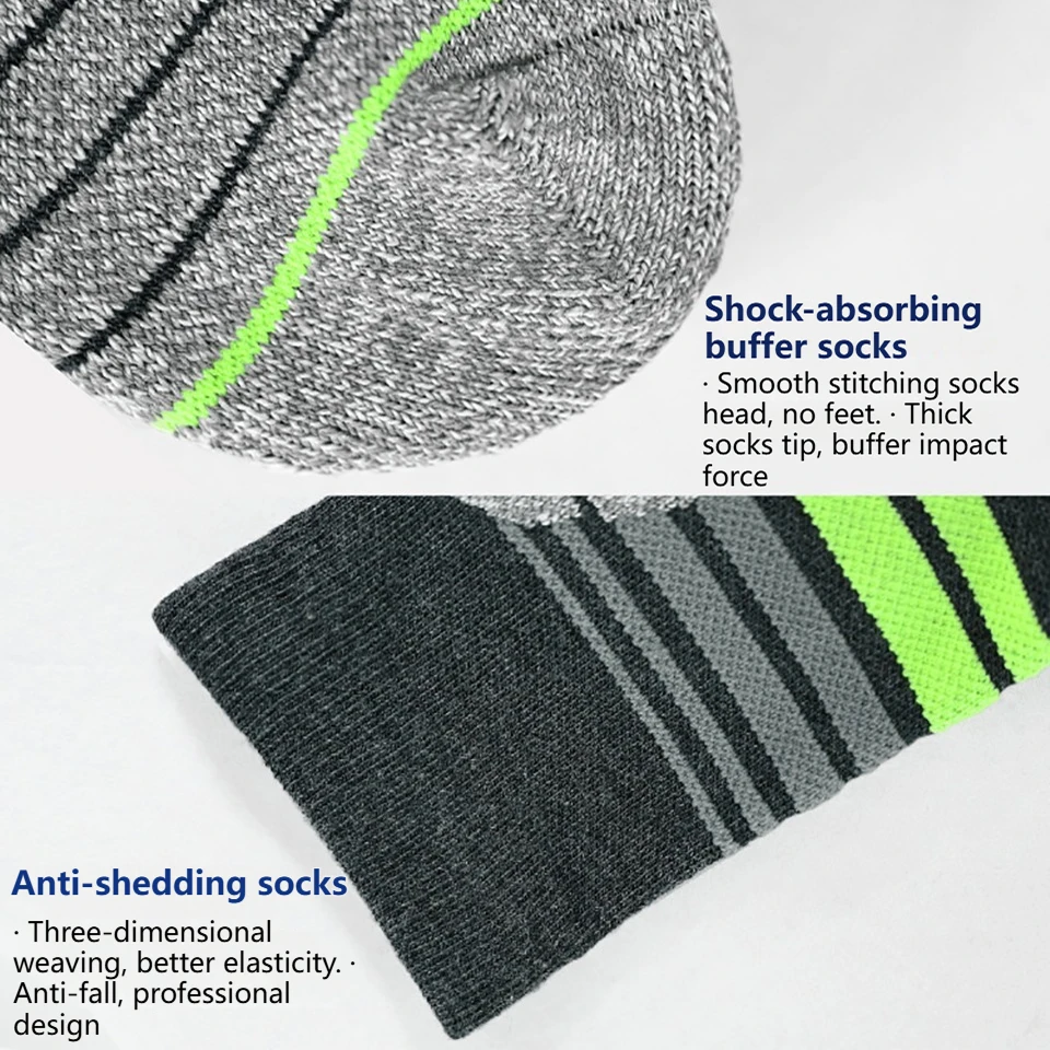 GTUBIKE 1 Pair New Merino Wool Ski Socks Outdoor Sports Thickened Terry Keep Warm Knee High Long Skiing Snowboard Hiking Socks