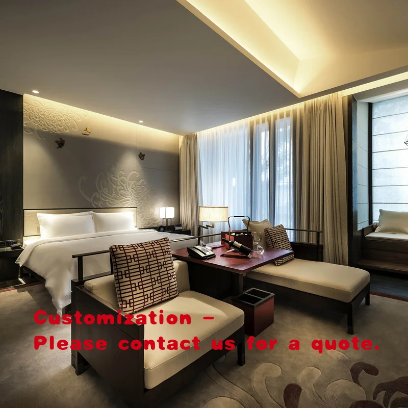 custom.Foshan Hotel Furniture Customization Modern Design Complete Hotel Bedroom Furniture Set Wood