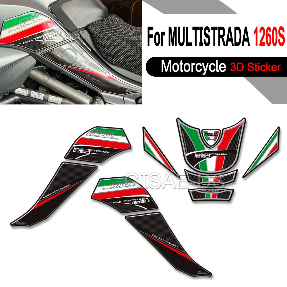 

Для Ducati MULTISTRADA 1260 S 1260S наклейки на мотоцикл 1260S накладка на бак боковые ручки комплект для газа и мазута наколенники