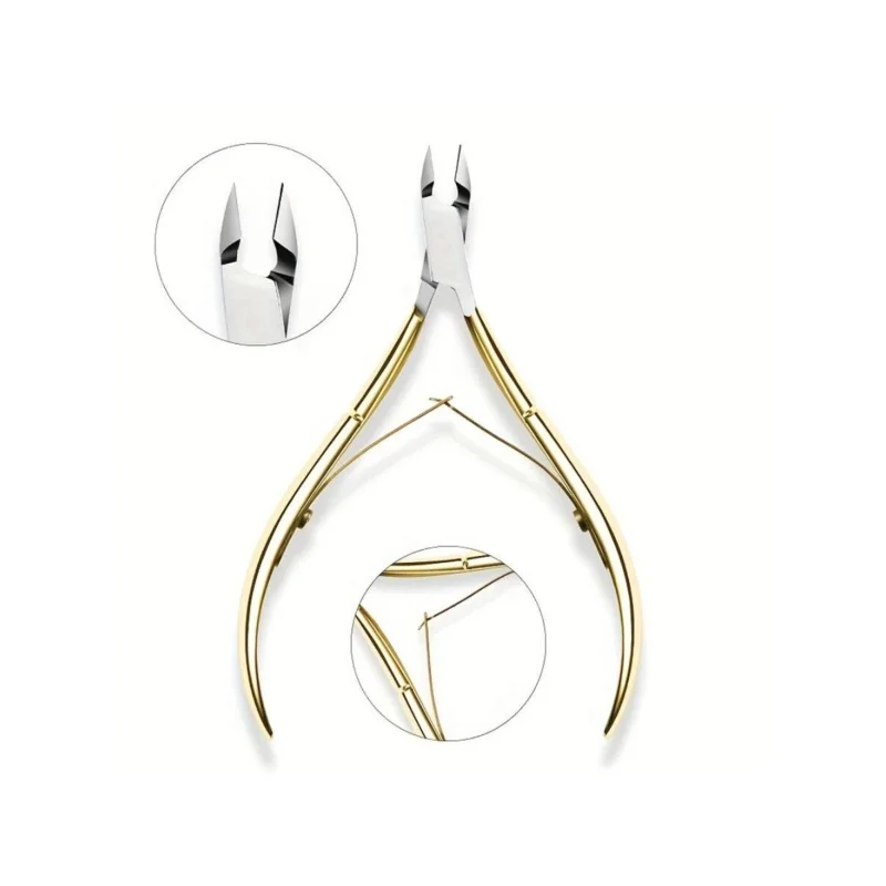 Ciseaux coupe-ongles pour peau dure et morte, coupe-cuticules en acier inoxydable, outil de manucure et de pédicure professionnel 1 pièce