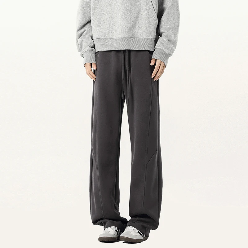 

Мужские повседневные спортивные брюки Deep ey: весенне-осенние, свободные, прямого кроя, для отдыха, в американском стиле, модный бренд Knife