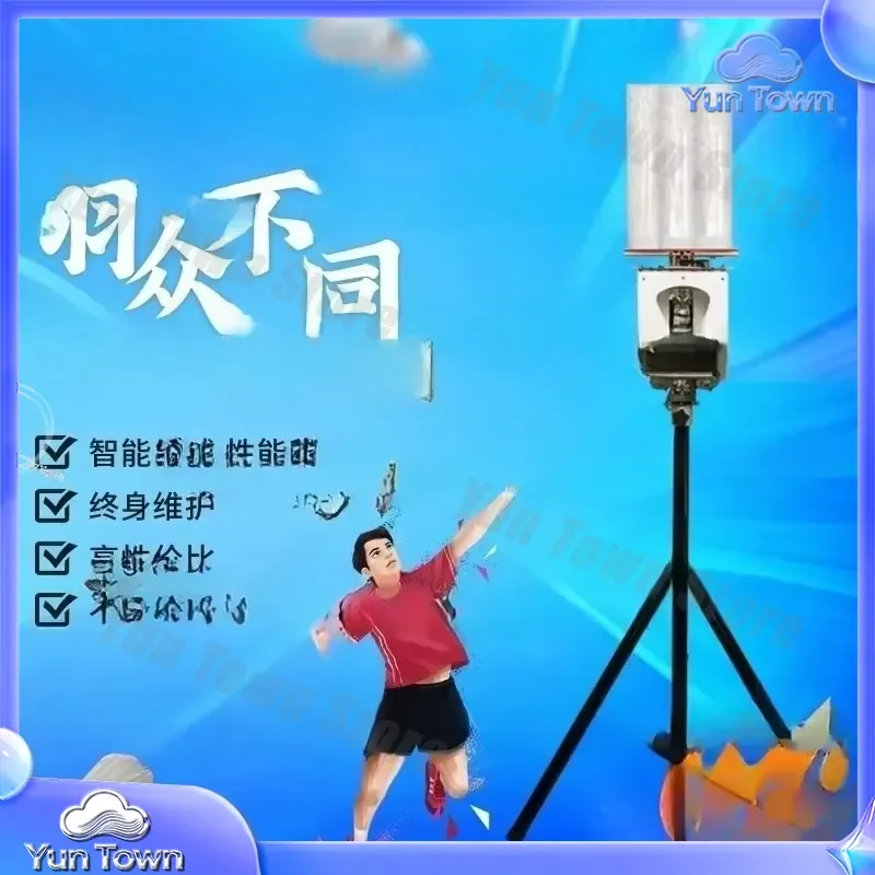 Badminton Serve Machine for Training and Sparring Portable Automatic Shuttlecock Launcher for Badminton Practice Indoor