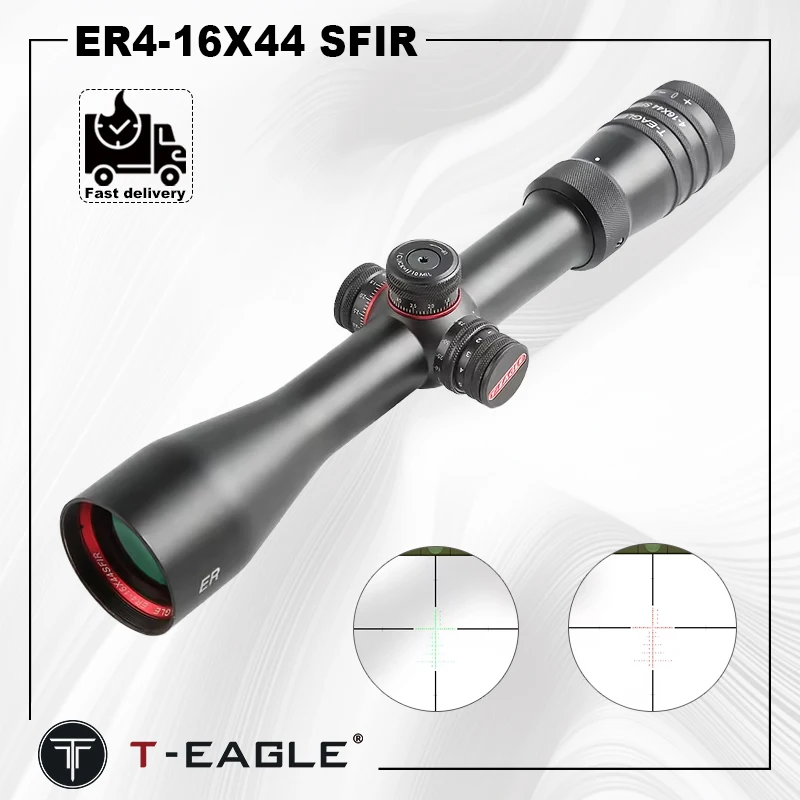 T-EAGLE ER4-16X44SF Hunting Weapons Accessories RiflesScope Tactical Rifle Glock Airspft Pistol Scope Optical Sight Shock Proof