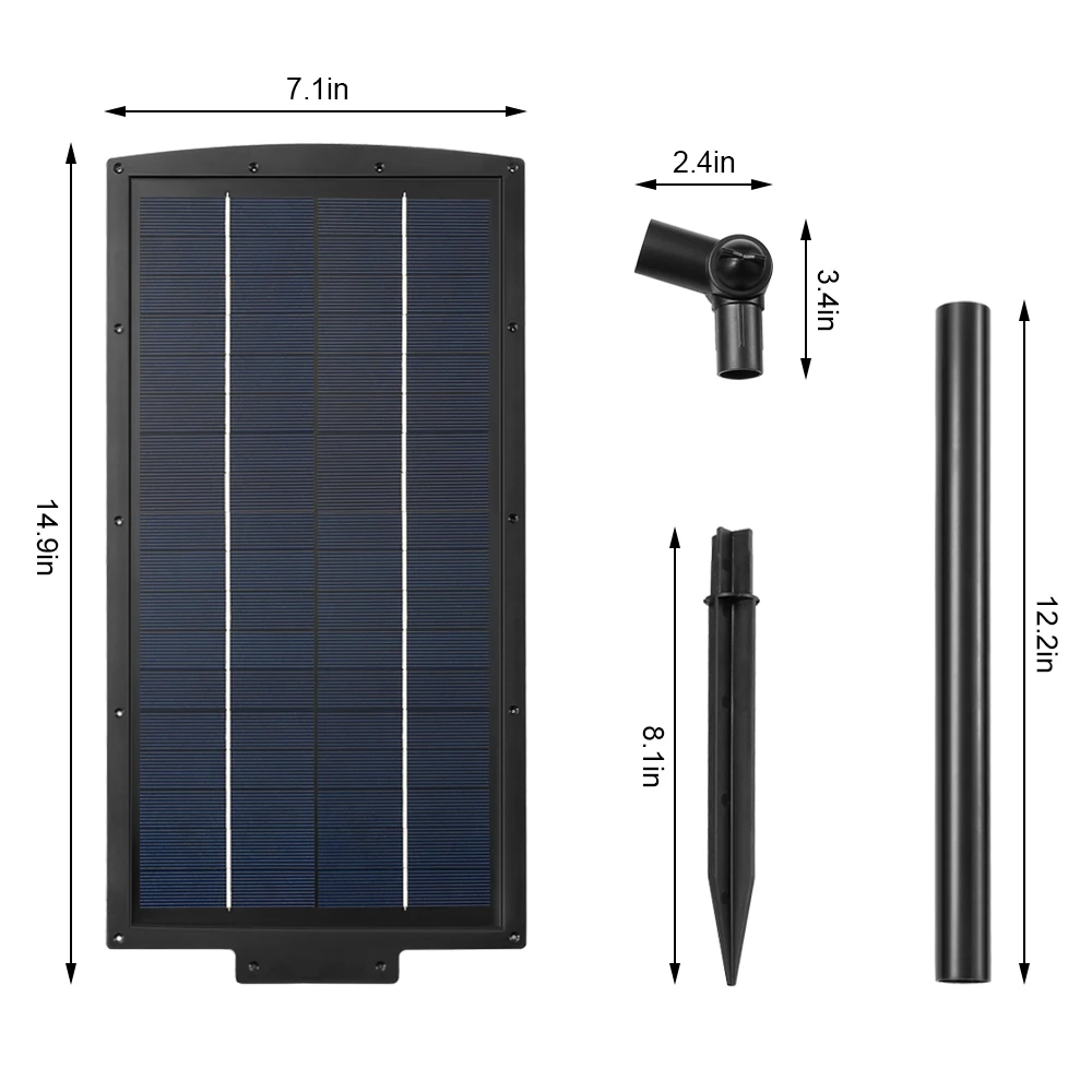 FVTLED – panneau solaire imperméable à lumière Led, luminaire décoratif d'extérieur, idéal pour un jardin, des escaliers ou une clôture