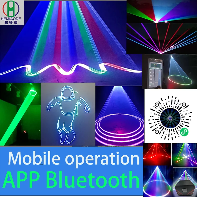 

3W Laser Party Laser Light Mini Program DJ Laser Disco Projector Stage Lighting KTV Bar Atmosphere Light (Dmx512+Voice Contr
