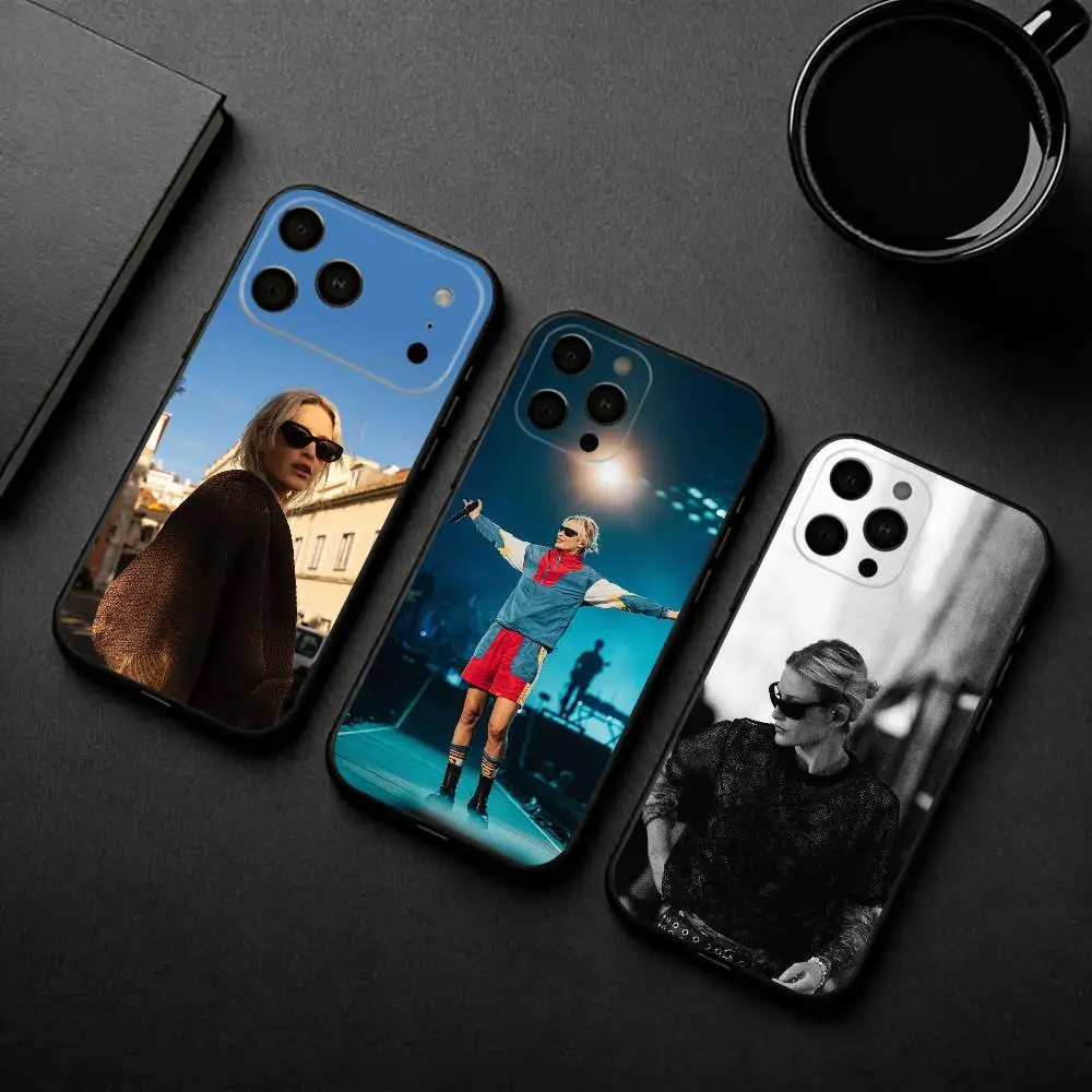 

E-Emily Marcia A-Armstrong Phone Case For iPhone 17pro,16,15,14,13,12,11 Plus,Pro Max,XS,Soft Silicone Black Cover