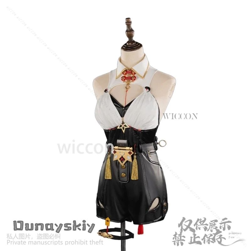 Zenless Zone Zero Game Cosplay Yixuan Anime Costume Sexy Jumpsuit Chinese Styles Coat Uniform Yellow Coat Wigs Props Customized