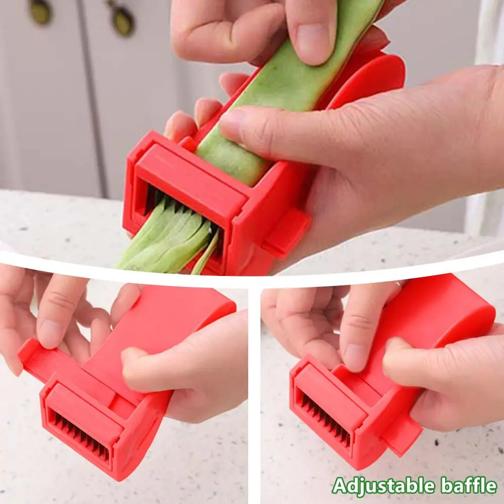 Sharp Bean Slicer Cutter Green Bean Peeler Grater Fruit Vegetable Kitchen Remover Home Stringer Universal Peeler Gadgets Be T4L3