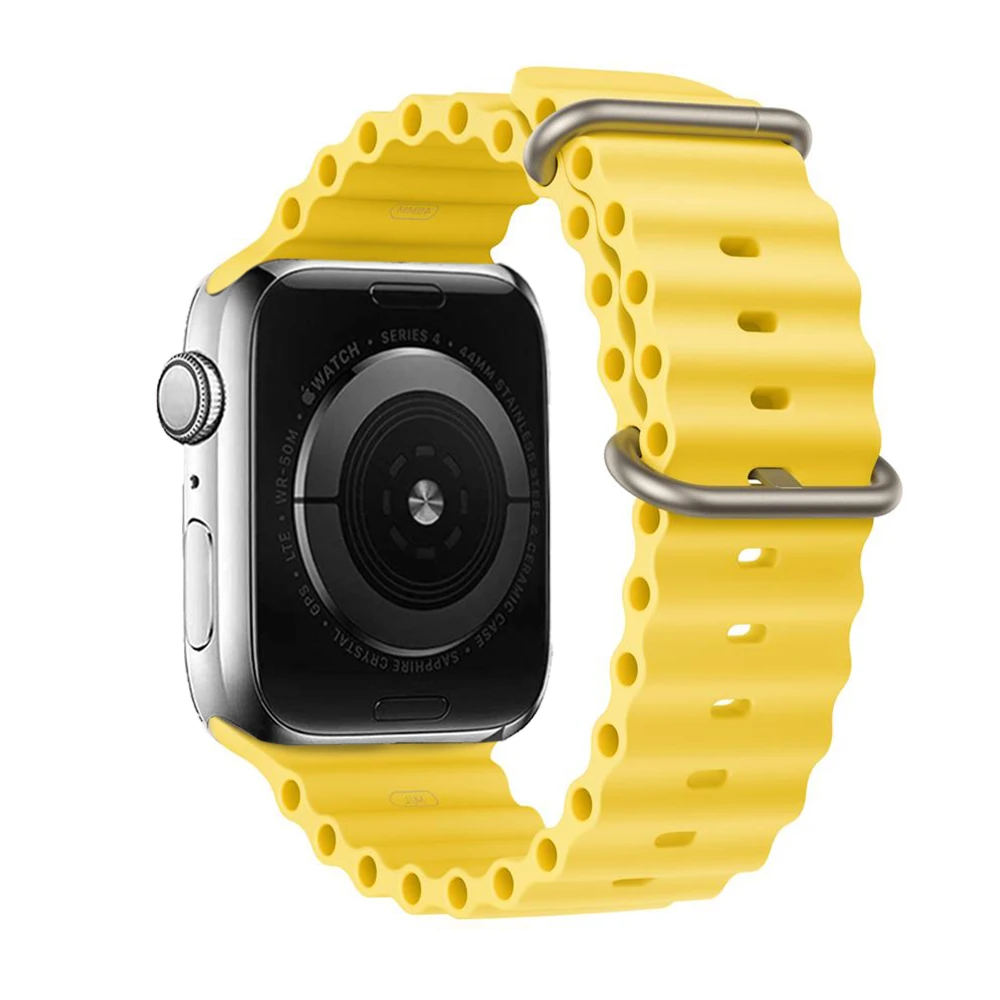 Ocean-Armband für Apple Watch Ultra 4 3 2, 49 mm, 46 mm, 44 mm, 40 mm, 45 mm, 41 mm, 42 mm, Armband für iWatch Series 12, 11, 10, 9, SE, 8, 7. – Detail 3