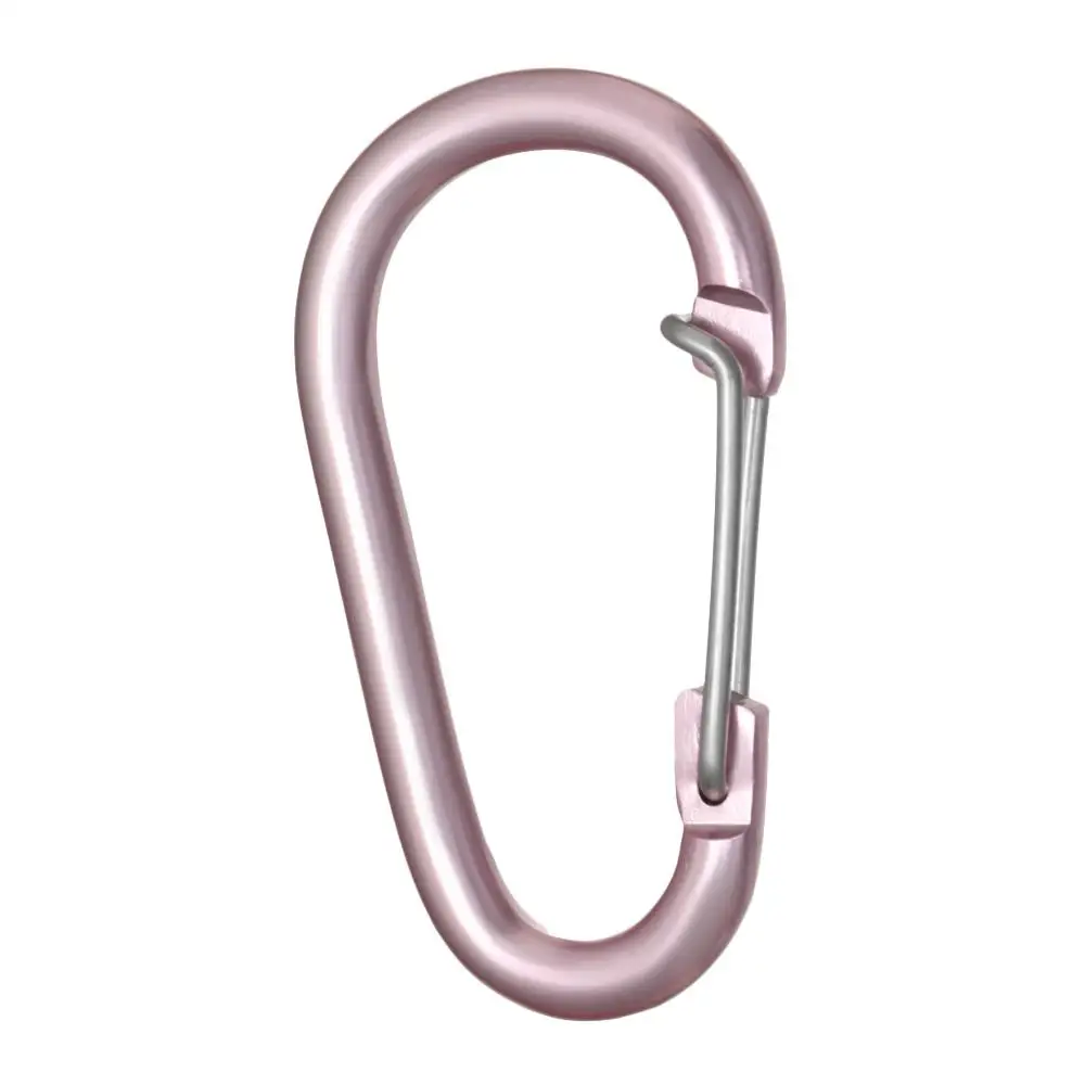 مشابك تسلق من الألمنيوم متعدد الألوان، خطاف تسلق ومشي، إكسسوارات أمان خارجية للتخييم والرياضات - 5