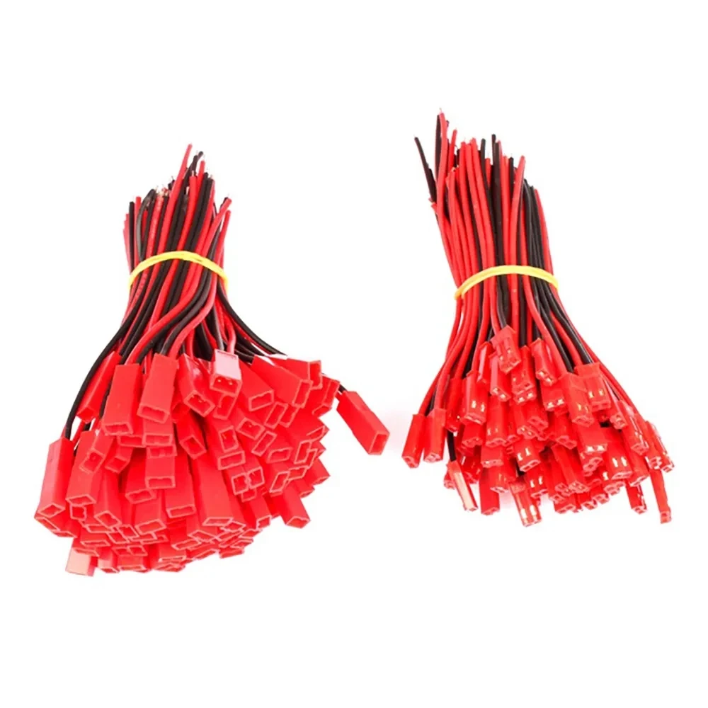 20Pcs/lot 100mm  2 Pin JST Plug Connector wire 150mm Male+Female Plug Connector Cable Wire for RC Toys Battery LED Lamp