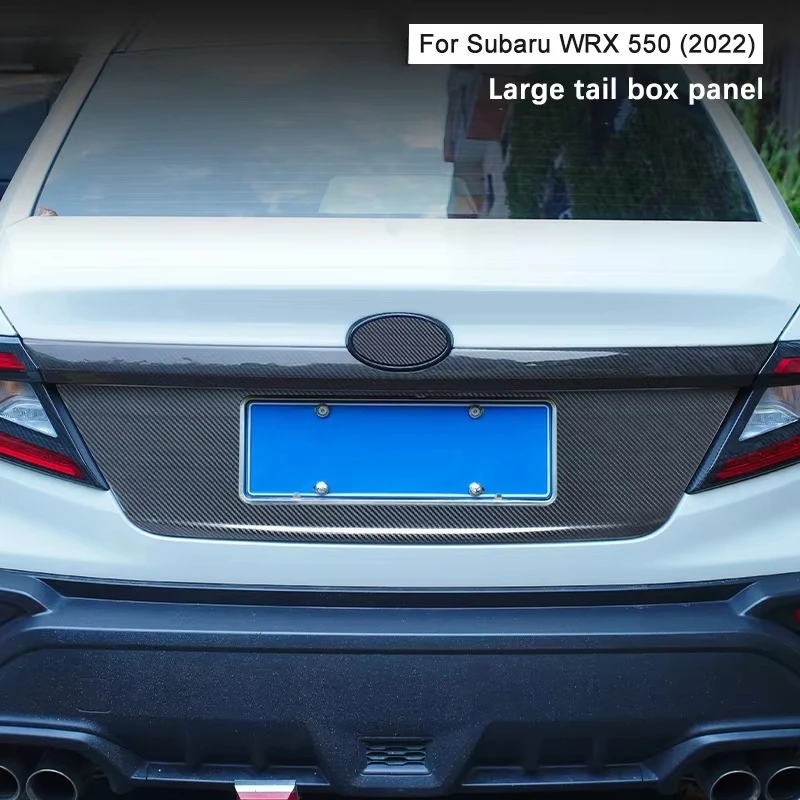 for 2022 Subaru WRX Carbon Fiber Accessories Large Tail Box Panel Car Interior Trim Carbon Fiber Interior Trim