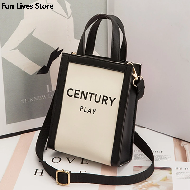 Stitching Women Summer Shoulder Bags PU Leather Ladies Shoulder Totes Square Bag Clutch 2022 Female Party Handbags Purse Trendy