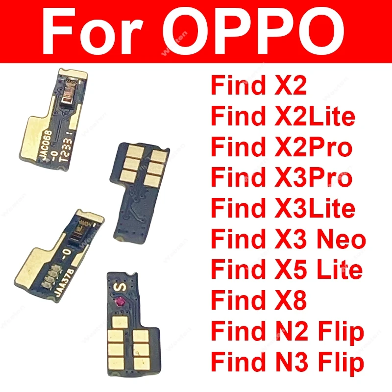 Proximity Ambient Light Sensor For OPPO Find X2 X3 X5 X8 Neo Lite Pro Find N2 N3 Flip Light Sensing Flex Cable Replacement Parts