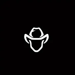 Cartoon Cowboy With Hat Vinyl Car Decal Sticker For Car
