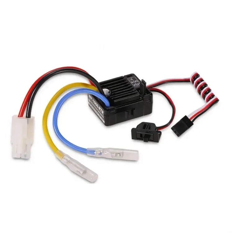 Controlador de velocidad electrónico para coche teledirigido, dispositivo electrónico cepillado de 60A, ESC para coche teledirigido 1:10 HSP, impermeable, Axial scx10