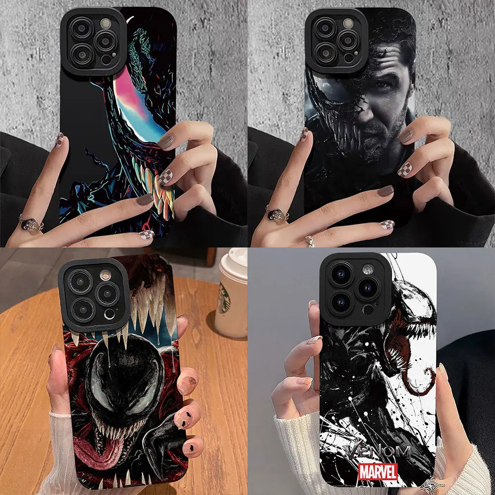 Hot Movies Venom Marvels Phone Case for Oppo Reno12 Reno10 Reno8 Reno7 Reno6 Reno5 Reno4 Z F T Pro Plus 4G 5G Back Cover