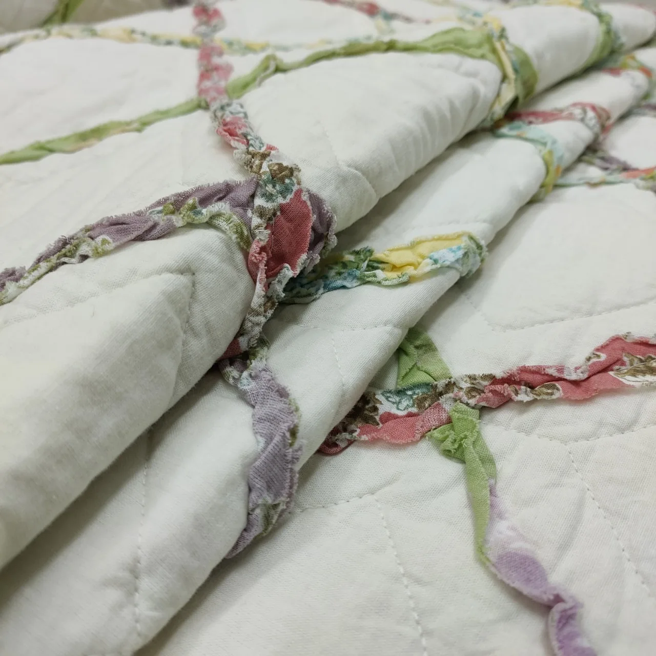 CHAUSUB 100% Cotton Quilted Bedspread Set 3pcs, Summer Lightweight Quilt, Pre-Washed Soft Breathable Cooling Bedding Home Decor