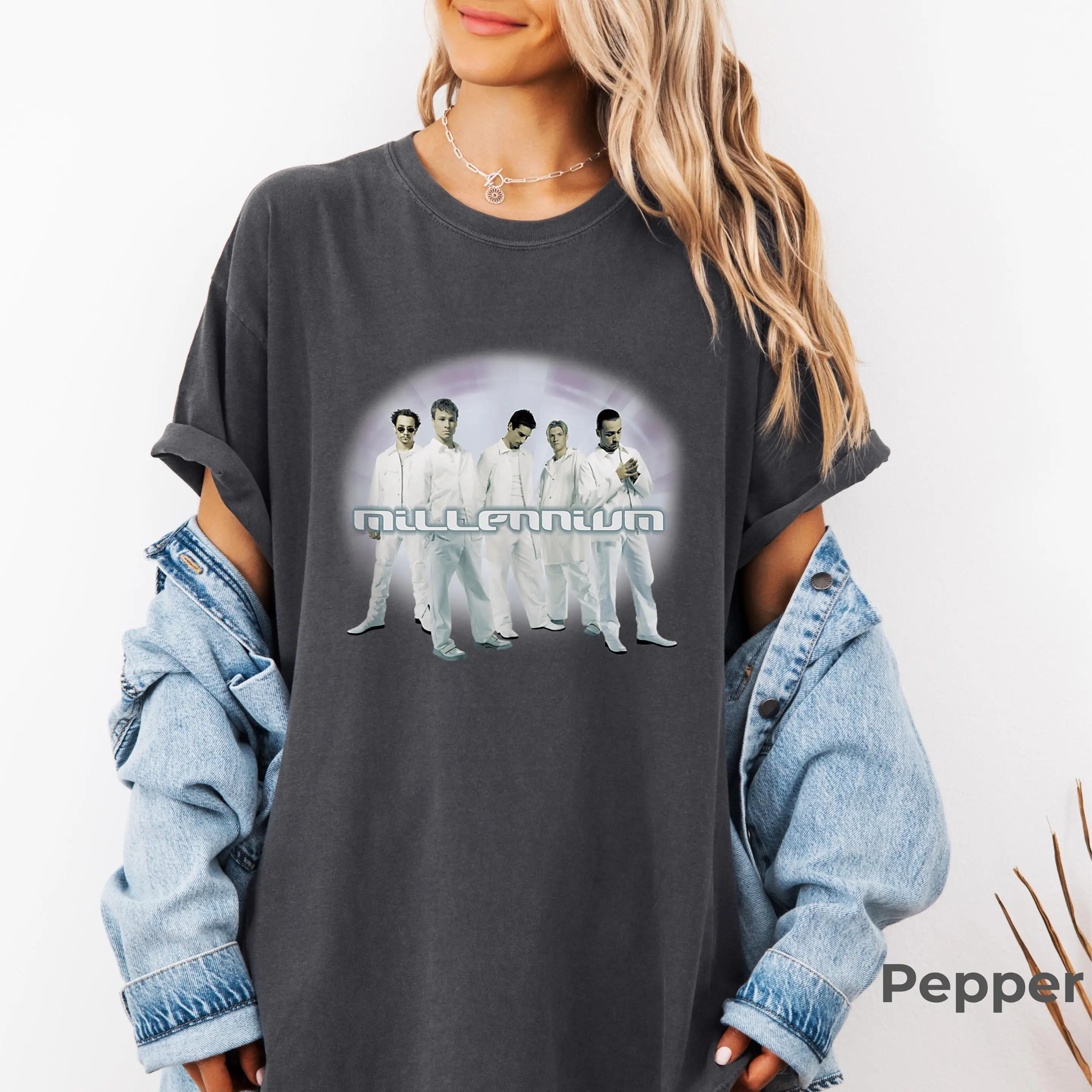 Backstreet Boys Tour American Boy Band BSB Fan Tshirt Gift Unique Portrait Printed Tops Women Men Cotton Nostalgia Classics Tees