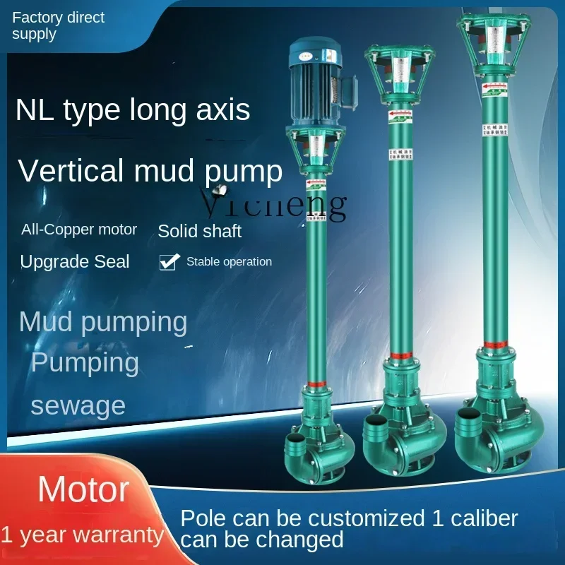 슬러지 펌프 고출력 삼상 오수 슬러지 로드 펌프 대유량 침전물 펌프