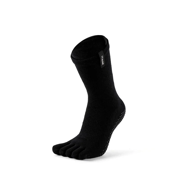 

1Pair Mid Tube Split Toe Socks For Men Five Finger Socks Men's Pure Cotton Five Toe Socks Sweat Absorbing thigh high stockings