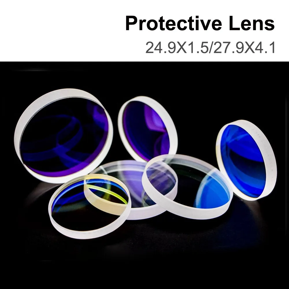 

Laser Lens Protective Windows 18*2 20*2 20*3 20*4 for Raytools Precitec WSX Fiber Powerful Cutting Machine Head Part Tool 1064nm