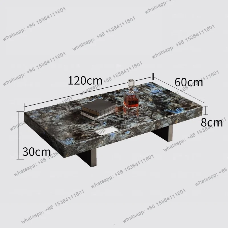 PJ Aesthetic Design Coffee Table Modern Display Magazine Square Coffee Table Unique