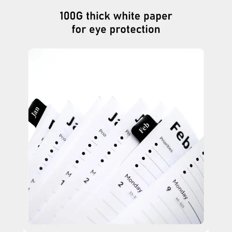 2026 Planner Hard Cover Calendar Planner Schedule Notebook Journaling Notebooks For Students And Daily Journaling D2RC