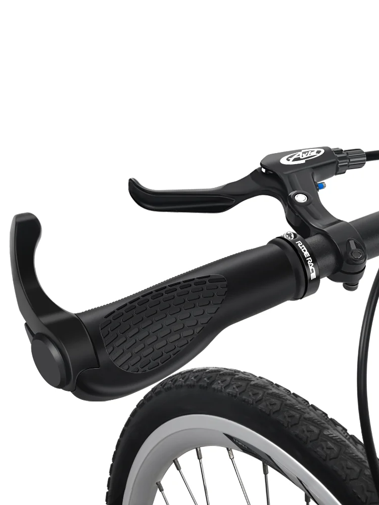 AliExpress riderace 1 Pair Bicycle Handlebar Grips Quality Rubber Anti Skid Mountain Bike Handlebar Grips Horns Handlebar Ergonomics Wrist Support