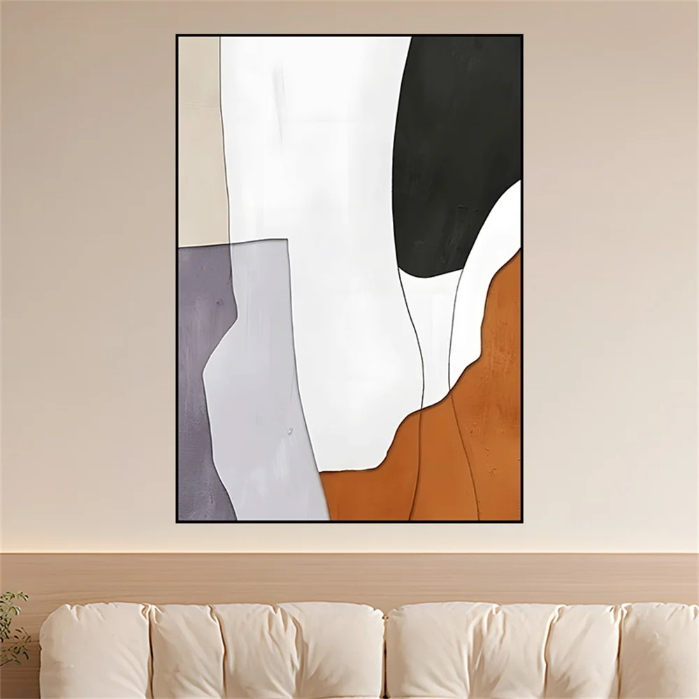 100% Handmade Golden Circle Textures Abstract Oil Paintings On Canvas Modern Gold Foil Artwork Wall Art Poster Decor Home Room