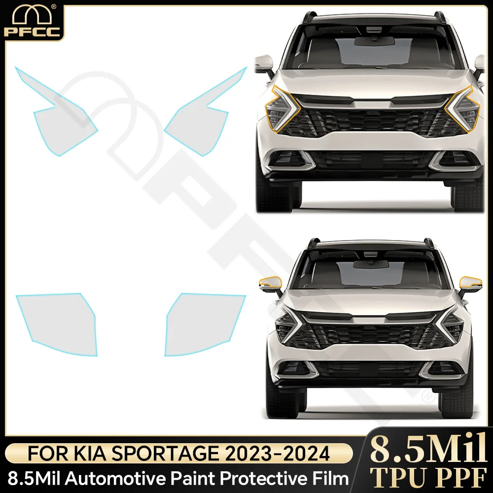

Car Clear PPF TPU Transparent Headlight Rearview Film Body StickerPre-Cut Paint Protection Film for KIA Sportage 2023 2024 Cars