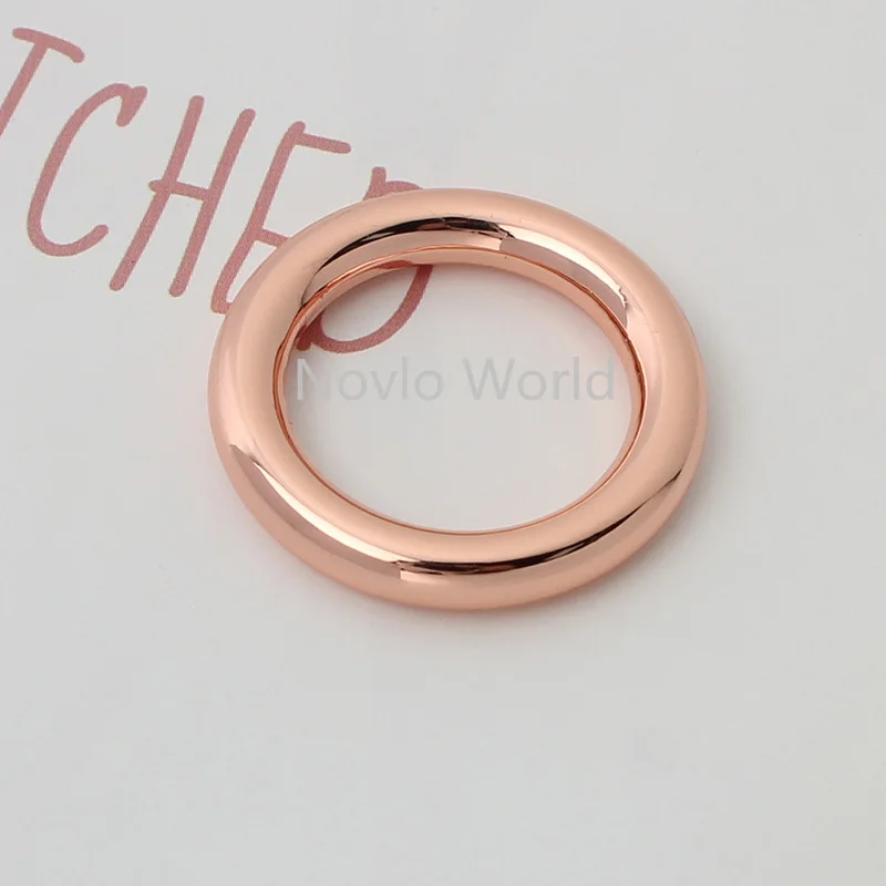 10-50 Stuks 5 Kleuren 20Mm 3/4 ''Rose Goud Kleur Spuitgieten O Ringen Voor Kettingen Tas dicht Ronde Ring Portemonnee Accessoires