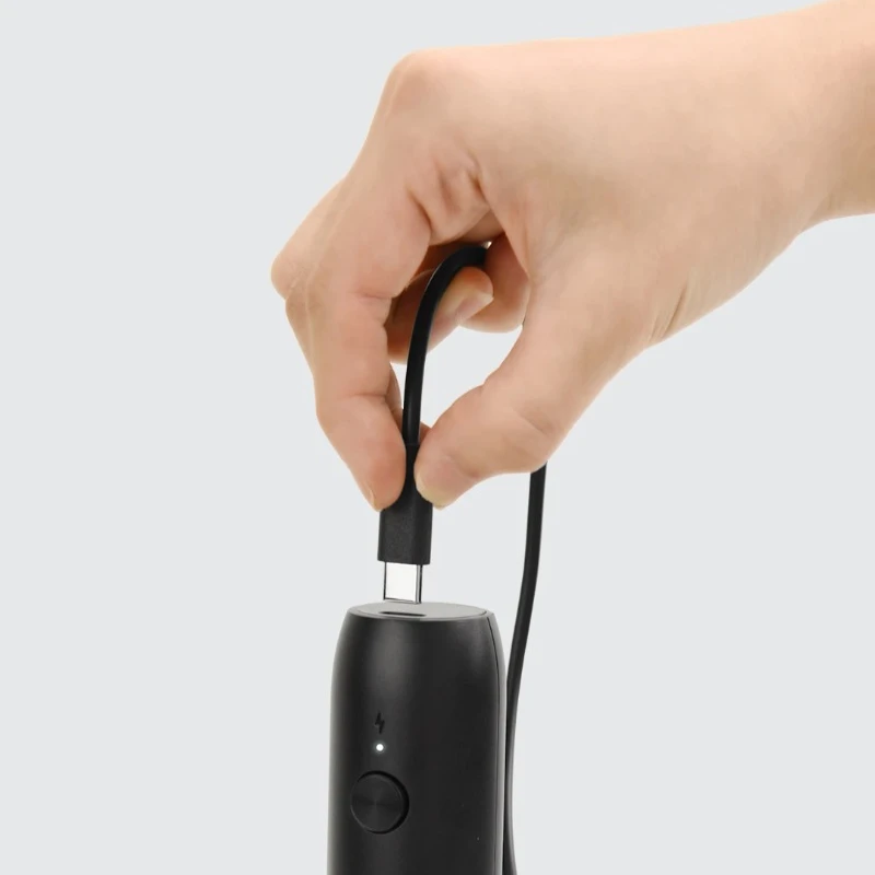 Frother นมไฟฟ้า 304 สแตนเลสมินิโฟม Maker ชาร์จ USB Type-C สายเครื่องดื่มผสม Whisk Beater สําหรับกาแฟ