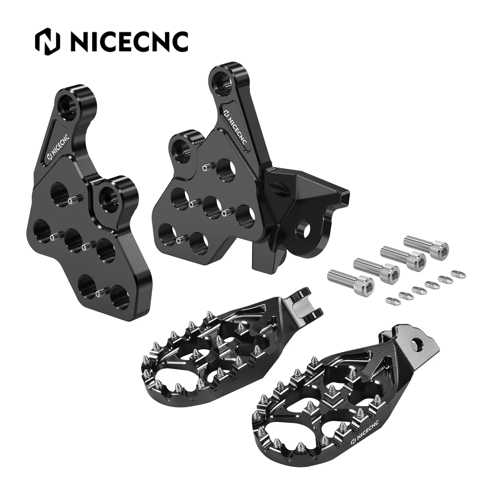AliExpress NICECNC Enlarged Foot Pegs Footrest & Bracket For Surron Light Bee X For Sur-Ron Light Bee S L1E For Segway X160 X260 Electric Dirt Bike