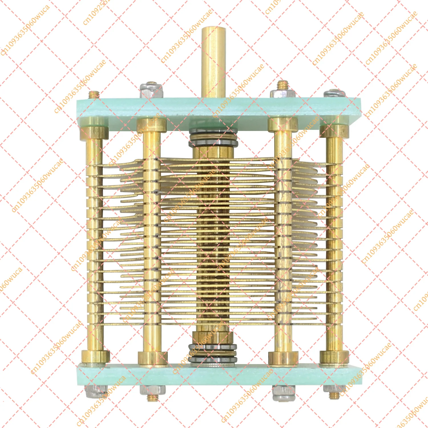 YF1Pc 10-330PF Single Section Air Variable Capacitor 150W HF Radio Transmitter Receiver Tuning Circuit Electronic Component
