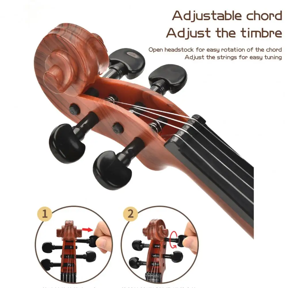 Crianças instrumento musical realista crianças violino brinquedo para música clássica aprendizagem educação precoce instrumentos musicais brinquedo presente