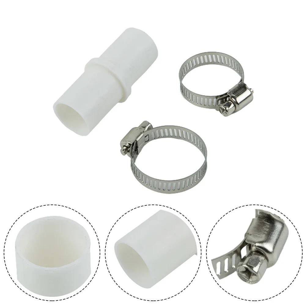 

3pcs Stainless Steel Pipe Clamp Dishwasher Drain Hose Connector Washer Hose Adapter Kit For Washing Machine Water Pipe Hand Tool