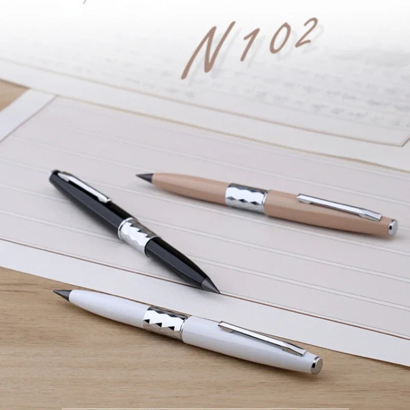 MAJOHN Final Craftsman N102 Pen Handy Drawing Multi Functional Double Head Eternal Alloy Head Lead Steel Dual Purpose Portable