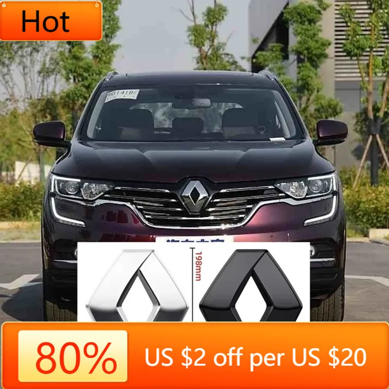 Pegatinas interiores para Renault RS Koleos Captur Talisman Kadjar Megane 2 3 Clio 5 Zoe 1 pieza insignia de maletero trasero capó de parrilla delantera t