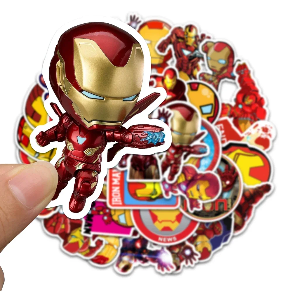 Disney Marvel Avengers Stickers Iron Man Decals DIY Guitar Laptop Luggage Skateboard Graffiti Decals Fun for Kid Toys