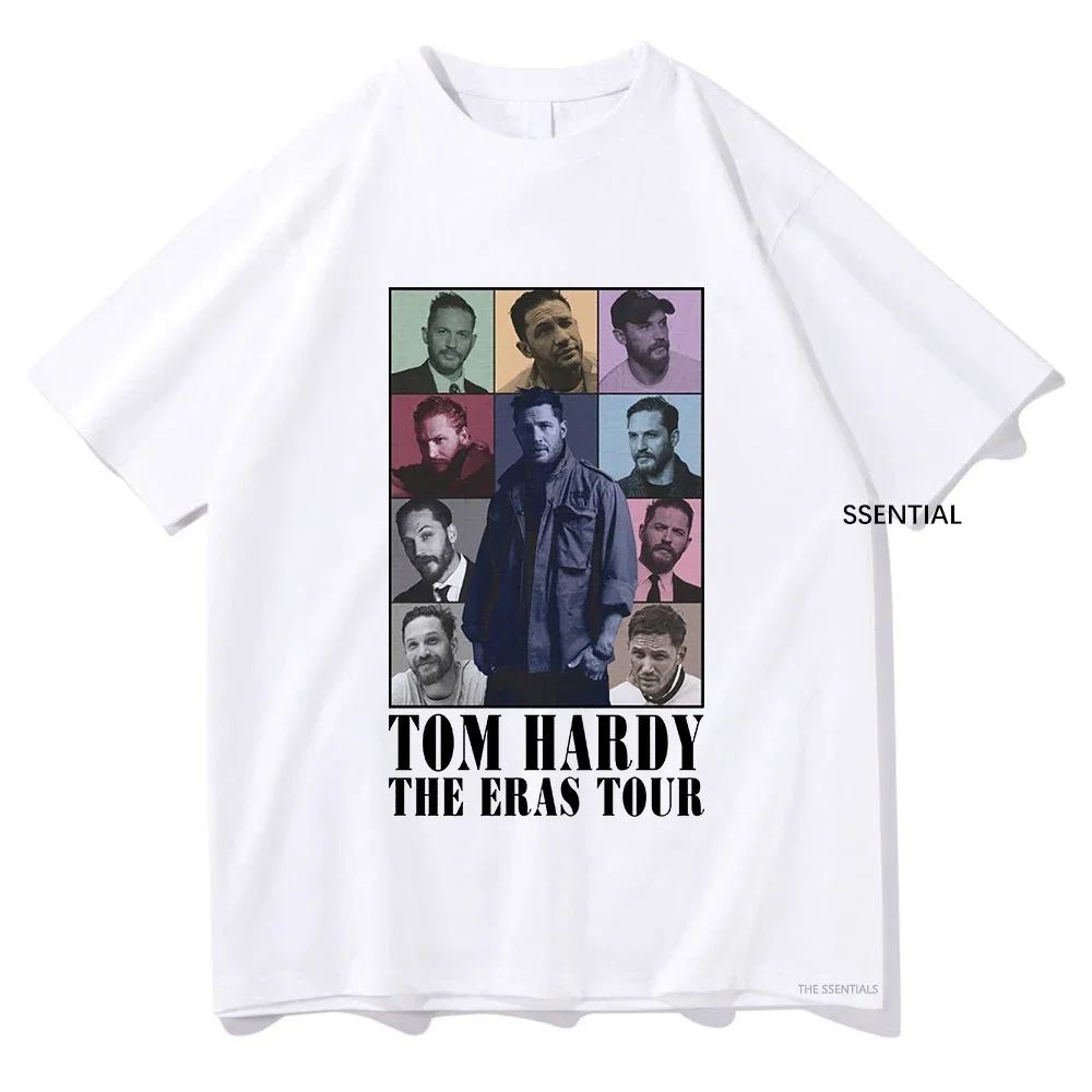 Tom Hardy The Eras Tour Tshirt Funny Retro Men/Women Clothing Harajuku T-shirt Unisex Vintage Cotton Tops Graphic T Shirts view 2