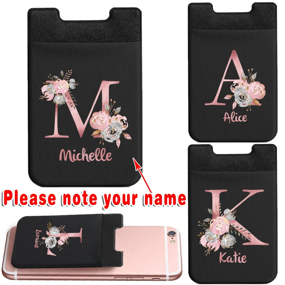 

Personalized Customized Fashion Printed Pattern Elastic Adhesive Mobile Phone Wallet Credit Card Clip Box Mobile Phone Bag