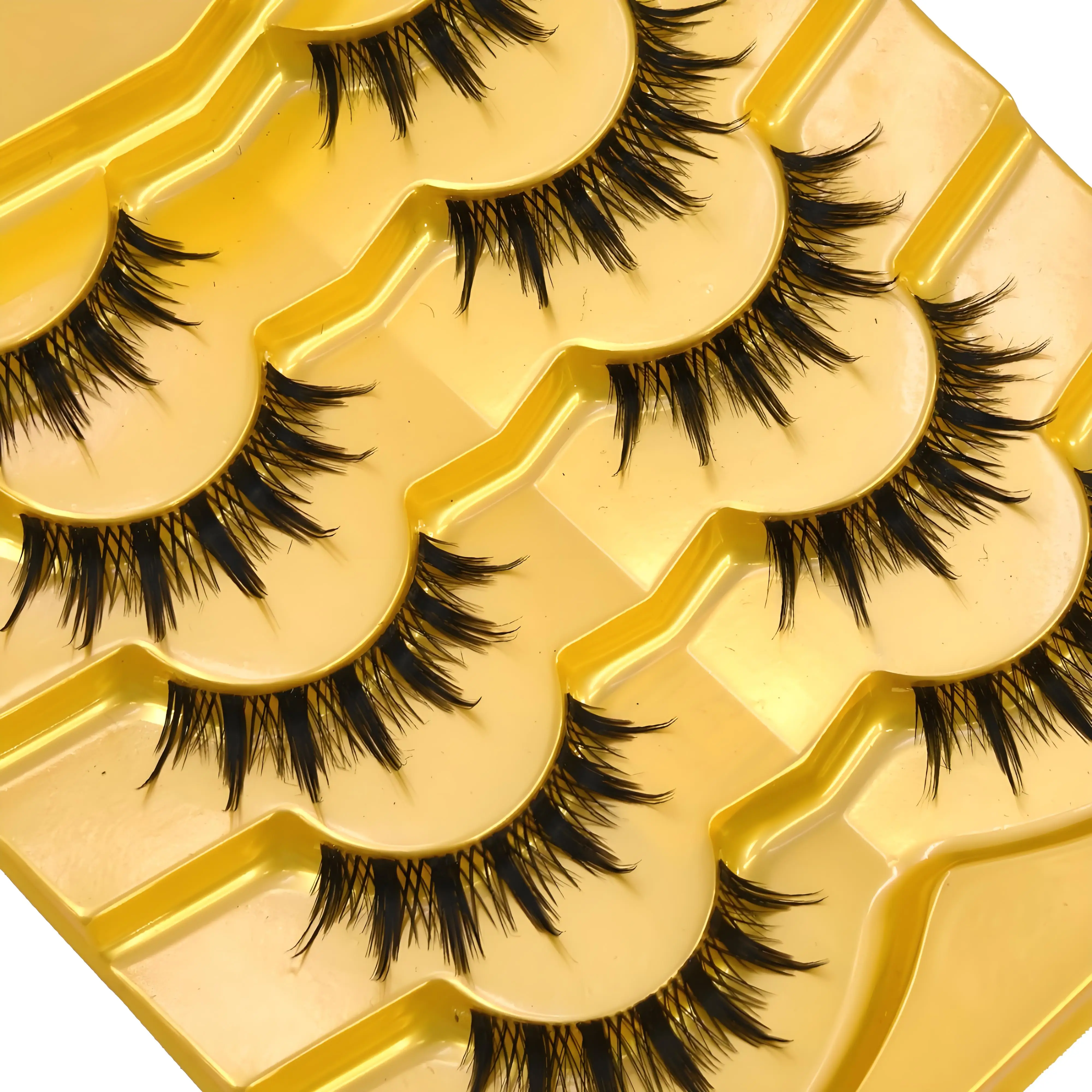HBZGTLADFalsche Wimpern Cosplay Spiky Lashes Nerz Dramatische Manga Anime Wimpern Dicke Gefälschte Wimpern Extensions Puppe Streifen Wimpern – Detail 16