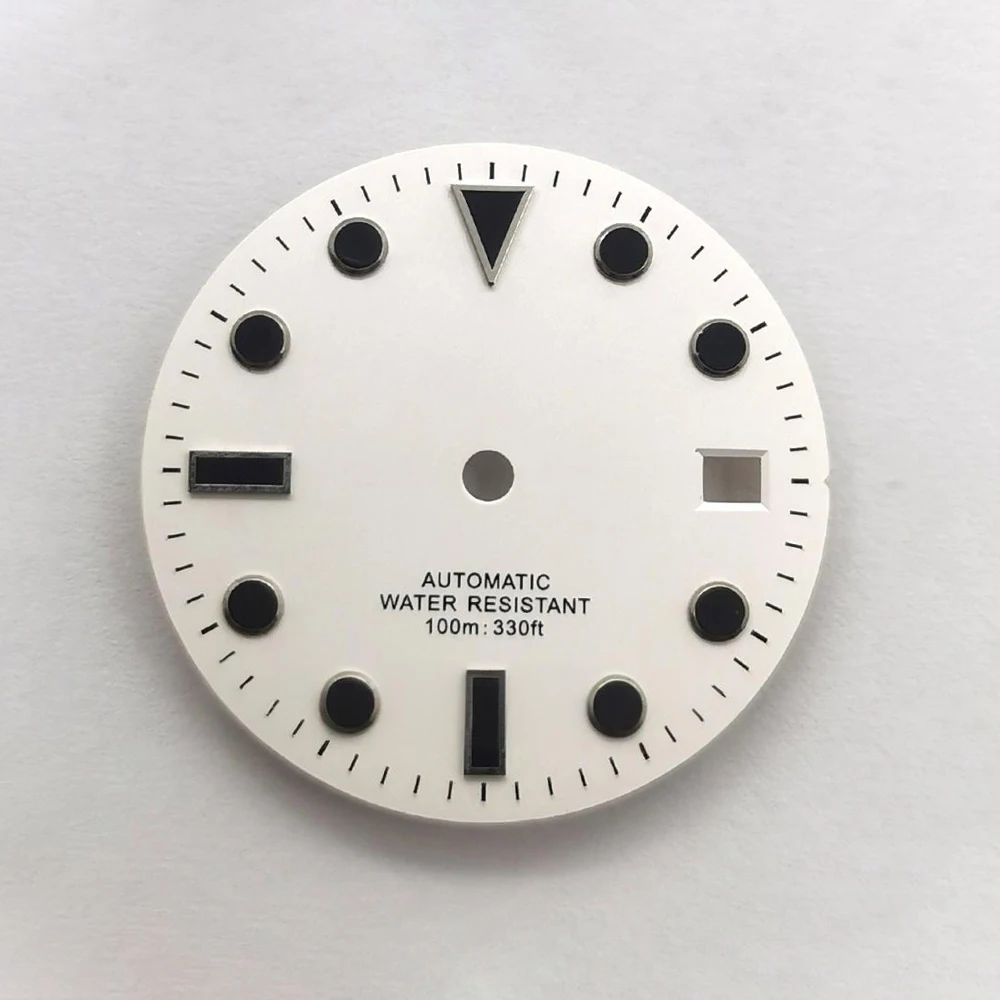 Maßgeschneidertes NH35-Zifferblatt 8215 ETA 2824 Zifferblatt, passend für NH35 NH36 8215 ETA 2824 2836 Uhrwerk, 28,5 mm Zifferblätter