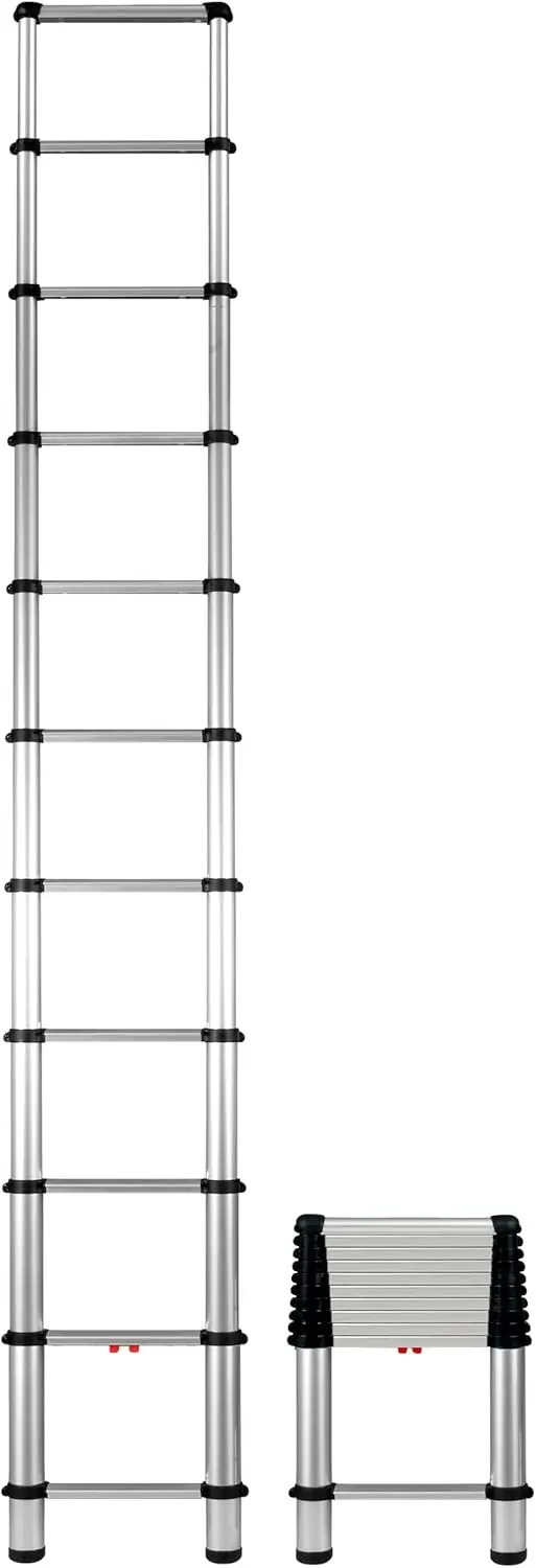 1400E, OSHA Compliant 10.5 ft Extended Height, Up to 14 ft Reach May be Possible, Extendable, Automatic Telescoping Ex