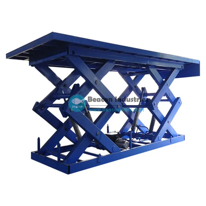 customize strong 1ton-10ton hydraulic lift elevator 380v electric cargo elevator lift platform stationary scissor lift equipment